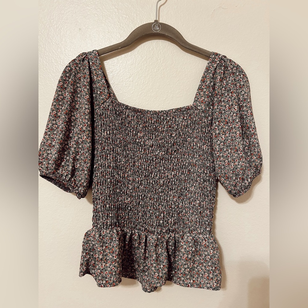 Floral smocked Sienna Sky top